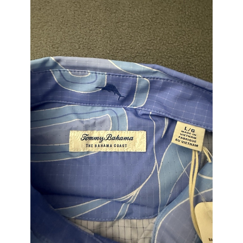 Tommy Bahama 2024 Artist Series Ocean Life by Chrystal Worl trickster Co Men's L - Picture 4 of 10
